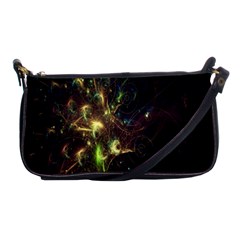 Fractal Flame Light Energy Shoulder Clutch Bags by Nexatart