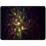 Fractal Flame Light Energy Fleece Blanket (Large)  80 x60  Blanket Front