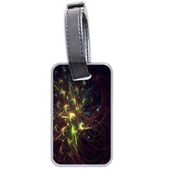 Fractal Flame Light Energy Luggage Tags (two Sides) by Nexatart