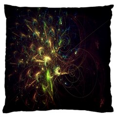 Fractal Flame Light Energy Large Cushion Case (one Side) by Nexatart