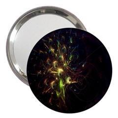 Fractal Flame Light Energy 3  Handbag Mirrors by Nexatart