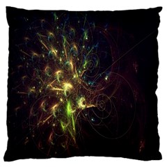 Fractal Flame Light Energy Standard Flano Cushion Case (one Side) by Nexatart