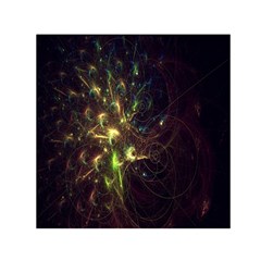 Fractal Flame Light Energy Small Satin Scarf (square) by Nexatart