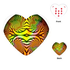 Fractals Ball About Abstract Playing Cards (heart) 