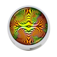 Fractals Ball About Abstract 4-port Usb Hub (one Side)