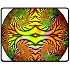 Fractals Ball About Abstract Fleece Blanket (medium) 