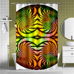 Fractals Ball About Abstract Shower Curtain 48  X 72  (small) 