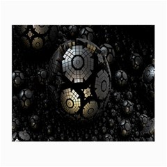 Fractal Sphere Steel 3d Structures Small Glasses Cloth by Nexatart