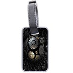 Fractal Sphere Steel 3d Structures Luggage Tags (Two Sides) Front