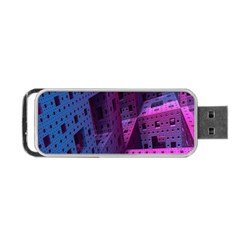 Fractals Geometry Graphic Portable Usb Flash (two Sides) by Nexatart