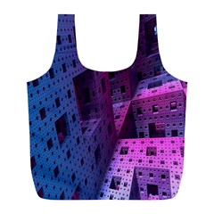 Fractals Geometry Graphic Full Print Recycle Bags (l)  by Nexatart