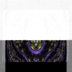 Fractal Sparkling Purple Abstract Rectangular Jigsaw Puzzl by Nexatart