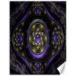 Fractal Sparkling Purple Abstract Canvas 18  x 24   17.8 x23.08  Canvas - 1