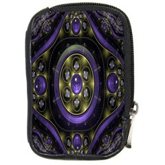 Fractal Sparkling Purple Abstract Compact Camera Cases