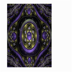 Fractal Sparkling Purple Abstract Large Garden Flag (two Sides) by Nexatart