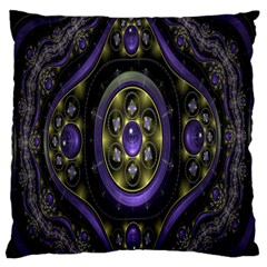 Fractal Sparkling Purple Abstract Standard Flano Cushion Case (one Side) by Nexatart