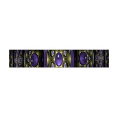 Fractal Sparkling Purple Abstract Flano Scarf (mini) by Nexatart