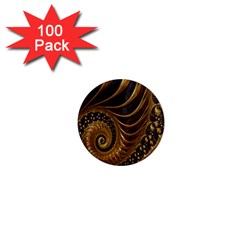 Fractal Spiral Endless Mathematics 1  Mini Magnets (100 Pack) 