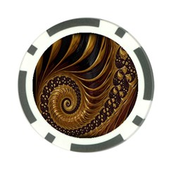 Fractal Spiral Endless Mathematics Poker Chip Card Guard by Nexatart