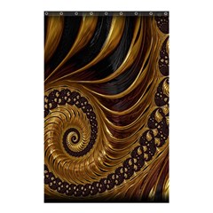 Fractal Spiral Endless Mathematics Shower Curtain 48  X 72  (small)  by Nexatart