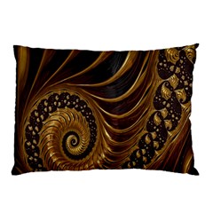 Fractal Spiral Endless Mathematics Pillow Case (two Sides) by Nexatart