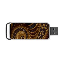 Fractal Spiral Endless Mathematics Portable Usb Flash (one Side)