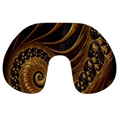 Fractal Spiral Endless Mathematics Travel Neck Pillows by Nexatart