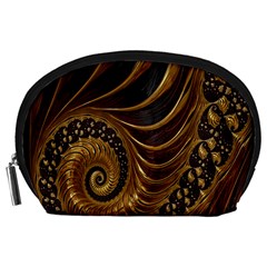 Fractal Spiral Endless Mathematics Accessory Pouches (large) 