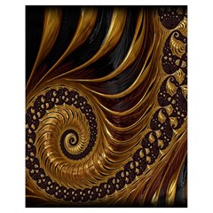 Fractal Spiral Endless Mathematics Drawstring Bag (small)