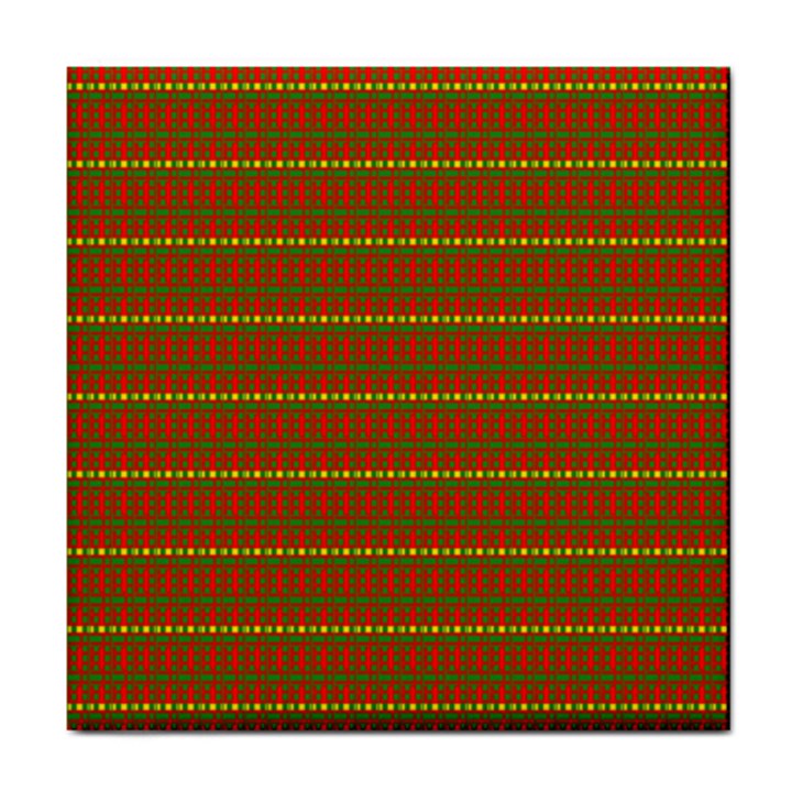 Fugly Christmas Xmas Pattern Tile Coasters