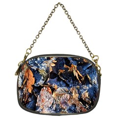 Frost Leaves Winter Park Morning Chain Purses (one Side)  by Nexatart