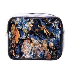 Frost Leaves Winter Park Morning Mini Toiletries Bags by Nexatart