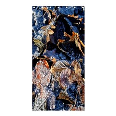 Frost Leaves Winter Park Morning Shower Curtain 36  X 72  (stall)  by Nexatart