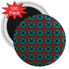 Geometric Patterns 3  Magnets (100 Pack)