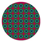 Geometric Patterns Magnet 5  (Round) Front