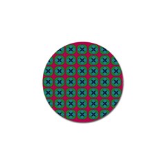 Geometric Patterns Golf Ball Marker (4 Pack) by Nexatart