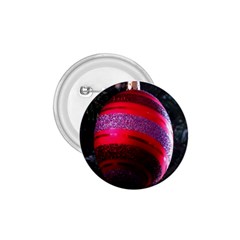 Glass Ball Decorated Beautiful Red 1 75  Buttons