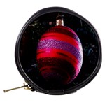 Glass Ball Decorated Beautiful Red Mini Makeup Bags Back