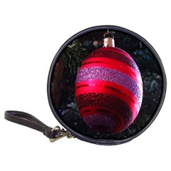 Glass Ball Decorated Beautiful Red Classic 20-cd Wallets by Nexatart