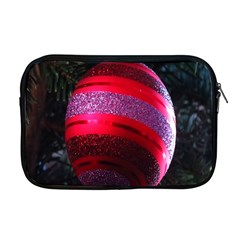 Glass Ball Decorated Beautiful Red Apple Macbook Pro 17  Zipper Case