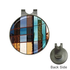 Glass Facade Colorful Architecture Hat Clips With Golf Markers by Nexatart