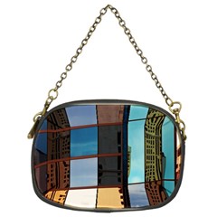 Glass Facade Colorful Architecture Chain Purses (two Sides)  by Nexatart