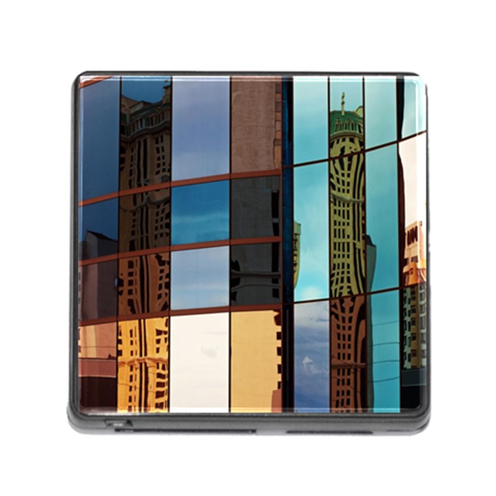 Glass Facade Colorful Architecture Memory Card Reader (Square)