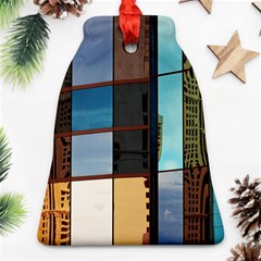 Glass Facade Colorful Architecture Bell Ornament (two Sides) by Nexatart