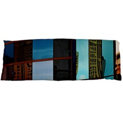 Glass Facade Colorful Architecture Body Pillow Case Dakimakura (two Sides) by Nexatart