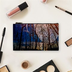 Full Moon Forest Night Darkness Cosmetic Bag (small)  by Nexatart