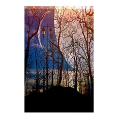 Full Moon Forest Night Darkness Shower Curtain 48  X 72  (small)  by Nexatart