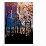 Full Moon Forest Night Darkness Large Garden Flag (Two Sides) Front