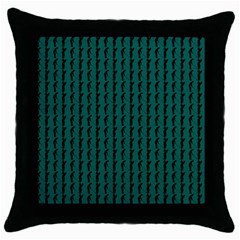 Golf Golfer Background Silhouette Throw Pillow Case (black)