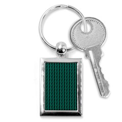 Golf Golfer Background Silhouette Key Chains (rectangle) 